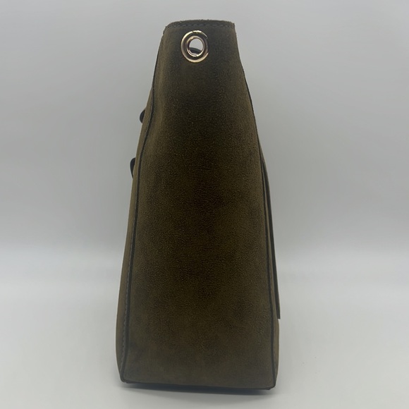 Dooney & Bourke Suede Brynn Olive - Picture 3 of 14